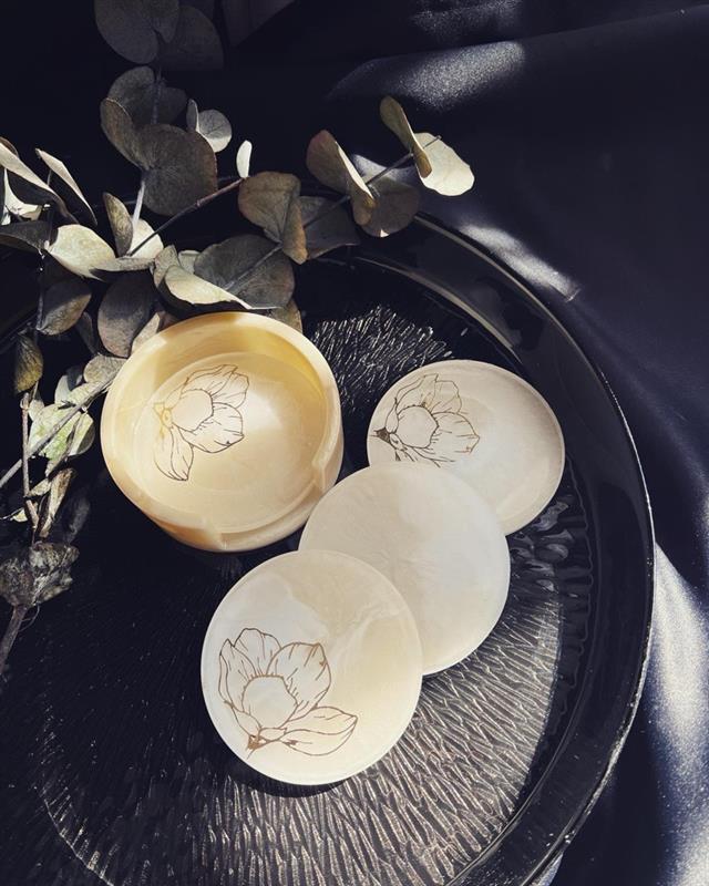 Handgefertigtes Resin-Untersetzer-Set – Eleganz trifft Funktionalität